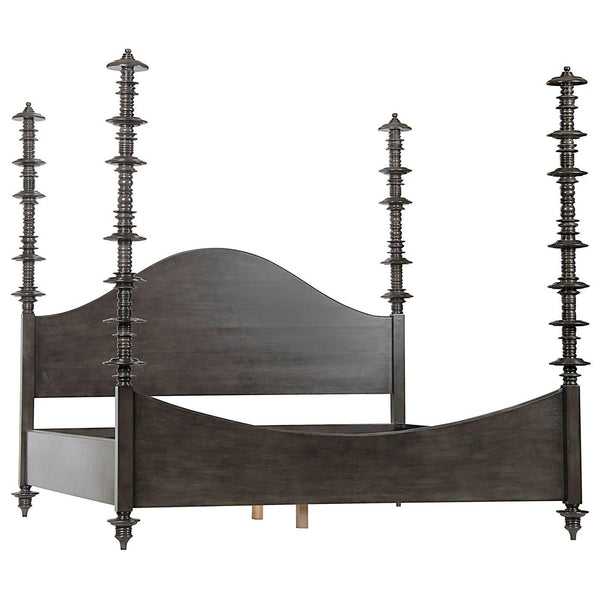 Ferret Bed, Eastern King, Pale-Noir Furniture-Blue Hand Home