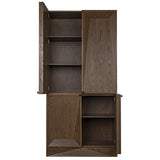 Daisy Armoire, Oak Veneer Plywood-CFC Furniture-Blue Hand Home