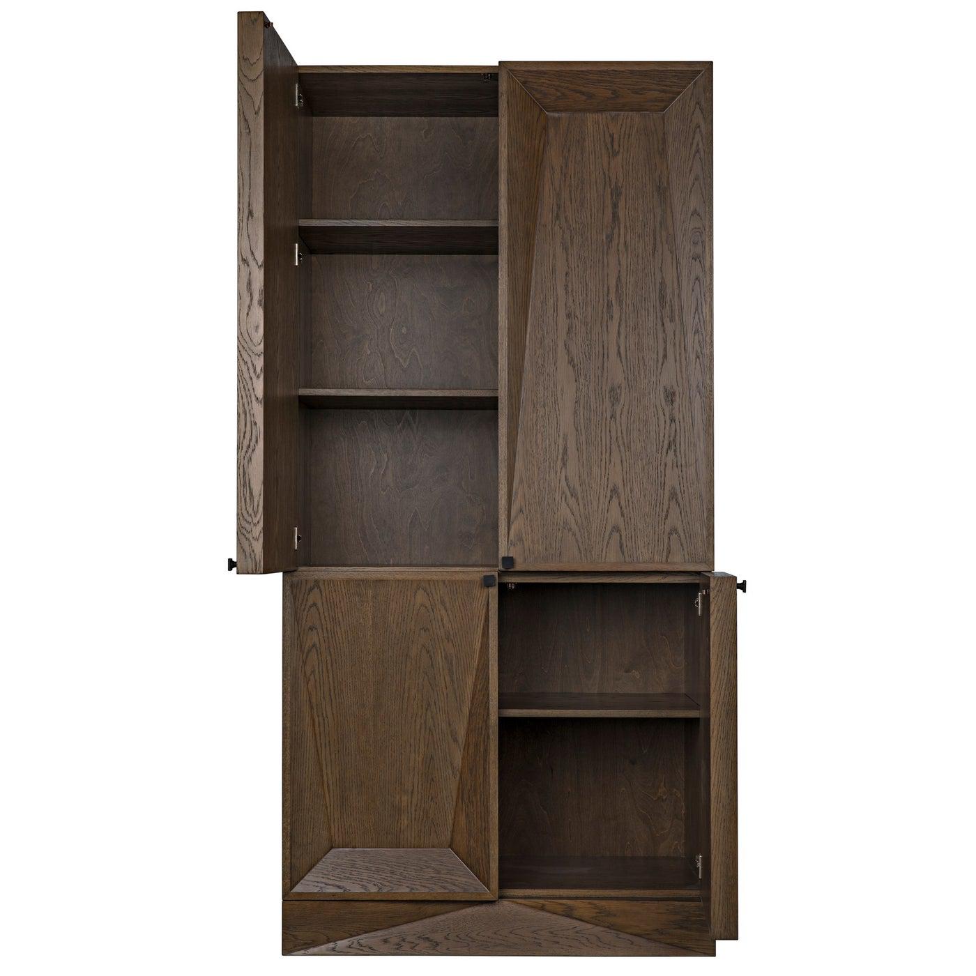 Daisy Armoire, Oak Veneer Plywood-CFC Furniture-Blue Hand Home