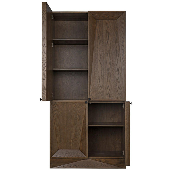 Daisy Armoire, Oak Veneer Plywood-CFC Furniture-Blue Hand Home