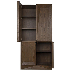 Daisy Armoire, Oak Veneer Plywood-CFC Furniture-Blue Hand Home