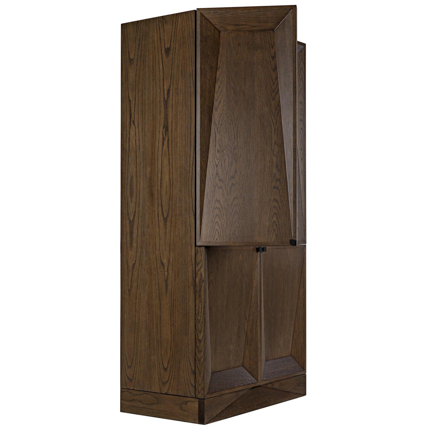Daisy Armoire, Oak Veneer Plywood-CFC Furniture-Blue Hand Home