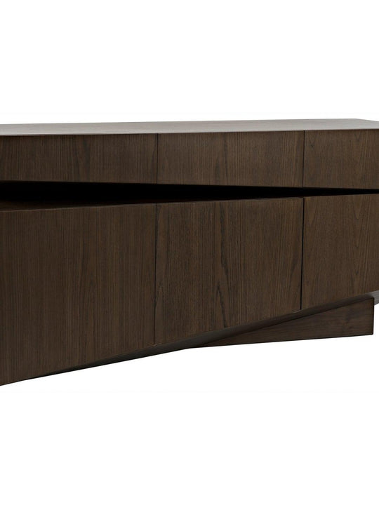 Chandler Sideboard, Oak Veneer Plywood