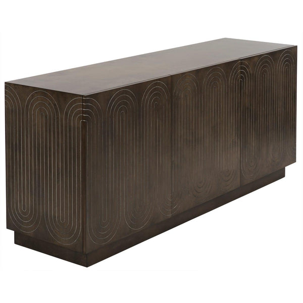 Ovals Sideboard, Baltic Birch Plywood-CFC Furniture-Blue Hand Home