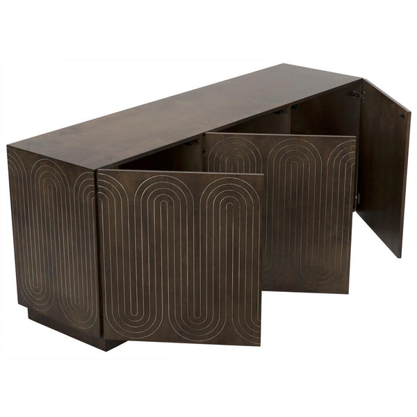 Ovals Sideboard, Baltic Birch Plywood-CFC Furniture-Blue Hand Home