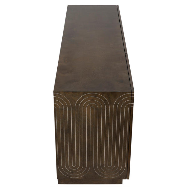 Ovals Sideboard, Baltic Birch Plywood-CFC Furniture-Blue Hand Home
