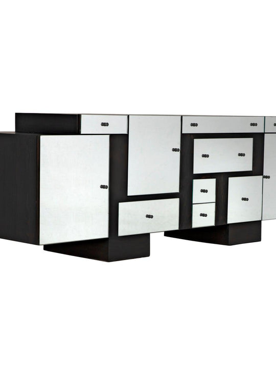 Foster Sideboard, Alder/Mirror Fronts