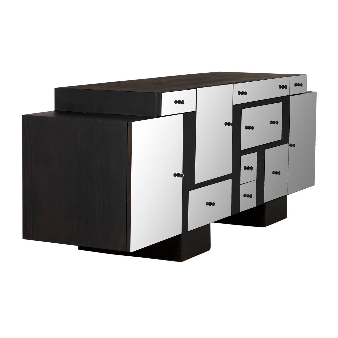 Foster Sideboard, Alder/Mirror Fronts-CFC Furniture-Blue Hand Home