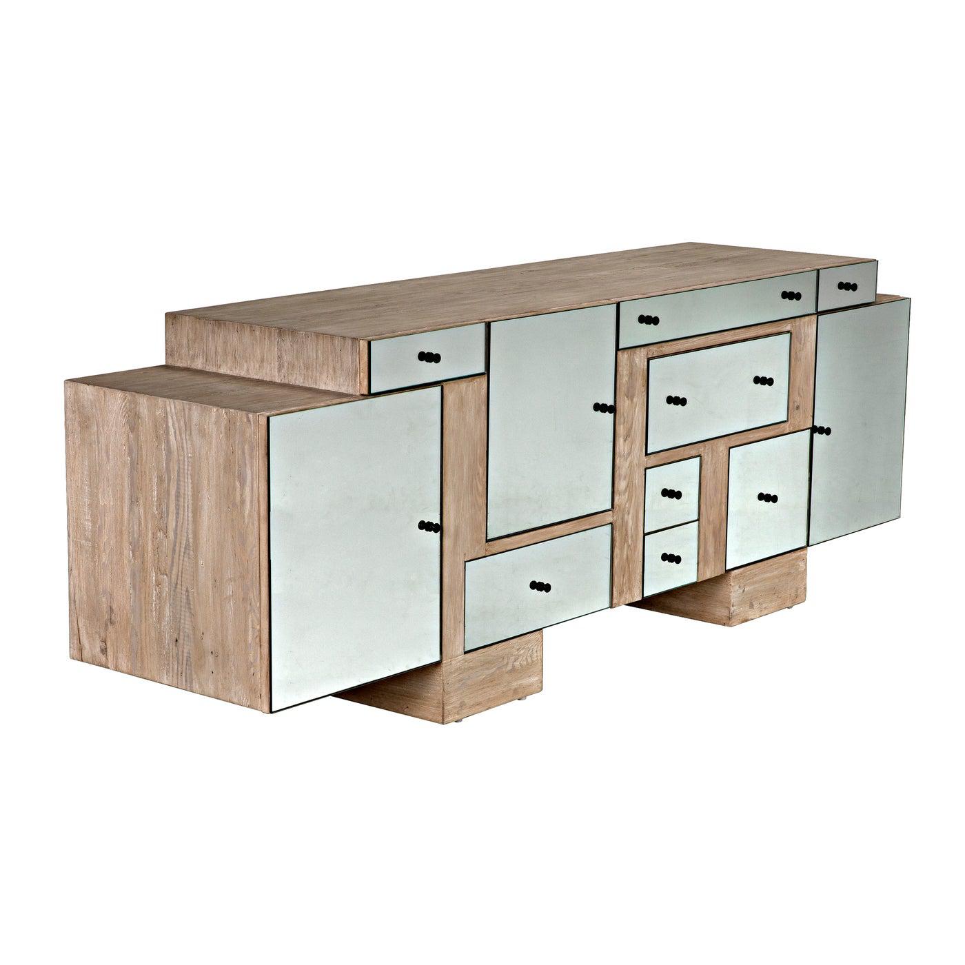 Foster Sideboard, Alder/Mirror Fronts-CFC Furniture-Blue Hand Home