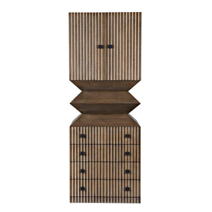 Byrde Cabinet, Oak Veneer-CFC Furniture-Blue Hand Home