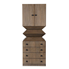 Byrde Cabinet, Oak Veneer-CFC Furniture-Blue Hand Home