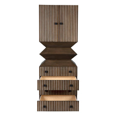 Byrde Cabinet, Oak Veneer-CFC Furniture-Blue Hand Home