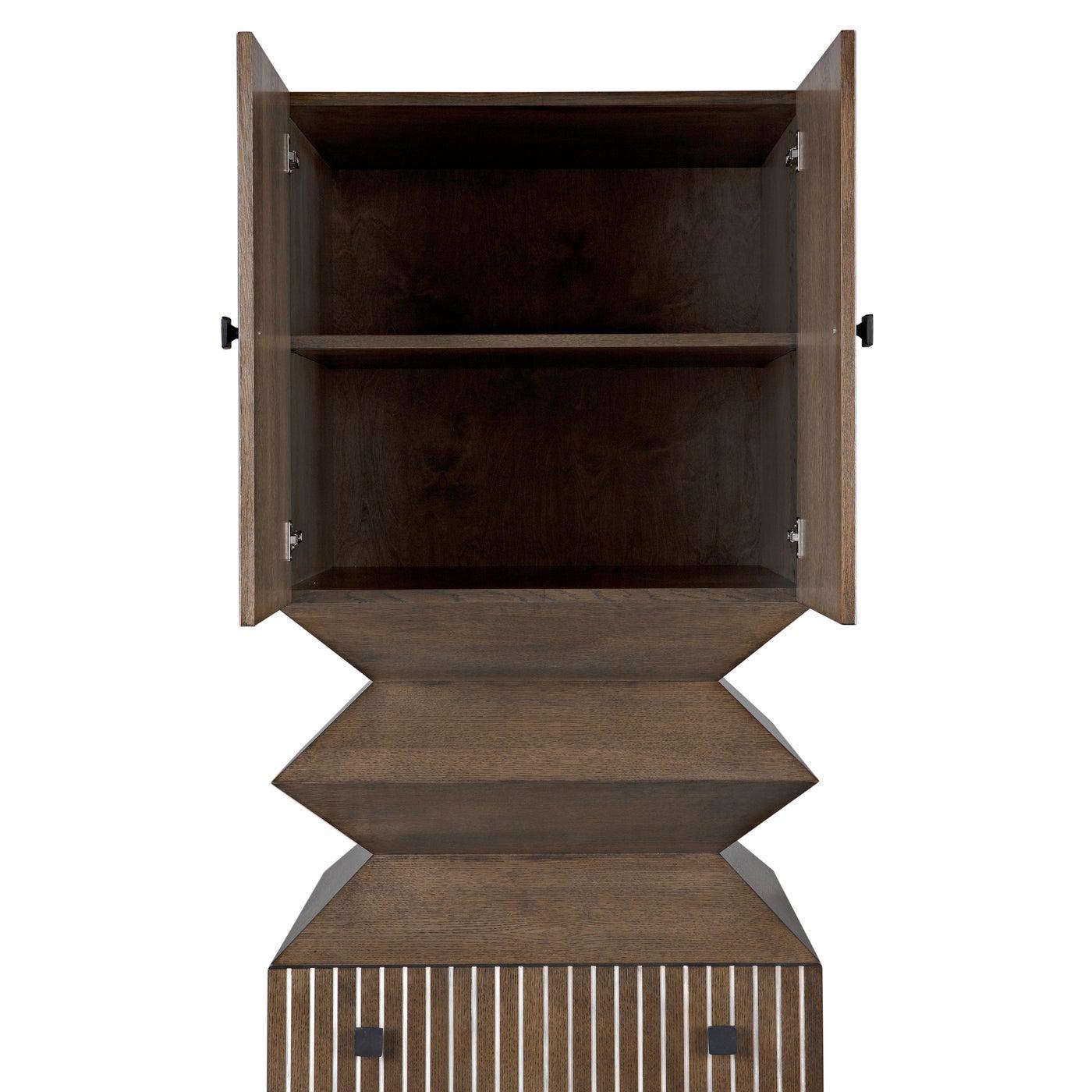 Byrde Cabinet, Oak Veneer-CFC Furniture-Blue Hand Home