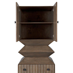 Byrde Cabinet, Oak Veneer-CFC Furniture-Blue Hand Home