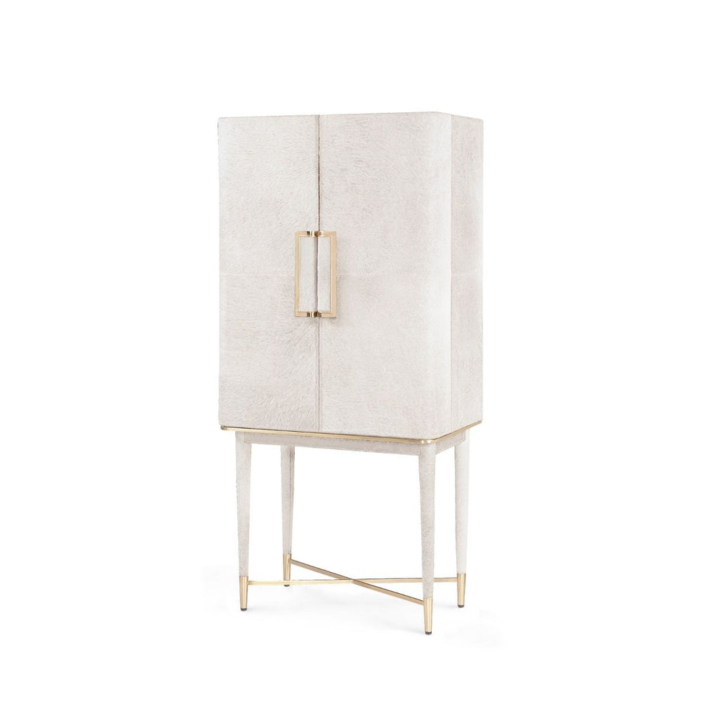 Villa & House - Florian Tall Bar Cabinet, White-Bungalow 5-Blue Hand Home