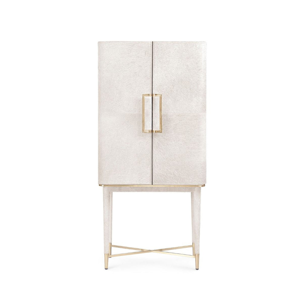 Villa & House - Florian Tall Bar Cabinet, White-Bungalow 5-Blue Hand Home