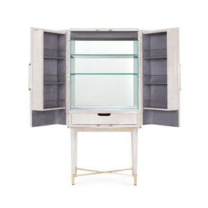 Villa & House - Florian Tall Bar Cabinet, White-Bungalow 5-Blue Hand Home