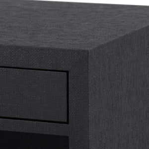 Villa & House - Frances 2-Drawer Side Table In Black-Bungalow 5-Blue Hand Home