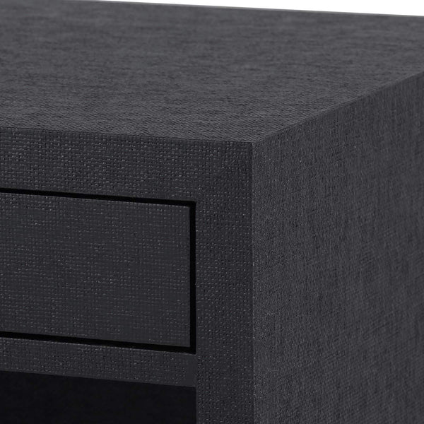 Villa & House - Frances 2-Drawer Side Table In Black-Bungalow 5-Blue Hand Home