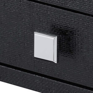 Villa & House - Frances 2-Drawer Side Table In Black-Bungalow 5-Blue Hand Home