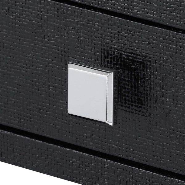 Villa & House - Frances 2-Drawer Side Table In Black-Bungalow 5-Blue Hand Home