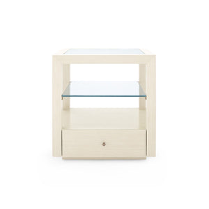 Villa & House - Gavin 1-drawer Side Table, Blanched Oak-Bungalow 5-Blue Hand Home