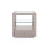 Villa & House - Gavin 1-drawer Side Table, Taupe Gray-Bungalow 5-Blue Hand Home