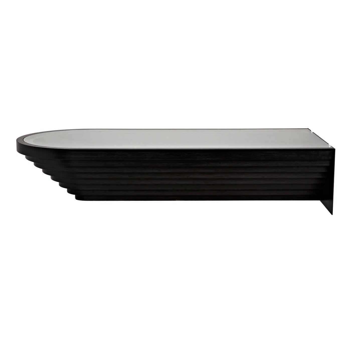 Colosseum Coffee Table, Plywood/Glass/Steel-CFC Furniture-Blue Hand Home