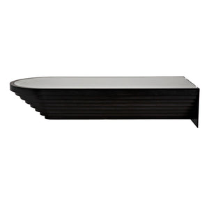 Colosseum Coffee Table, Plywood/Glass/Steel-CFC Furniture-Blue Hand Home