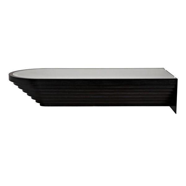 Colosseum Coffee Table, Plywood/Glass/Steel-CFC Furniture-Blue Hand Home
