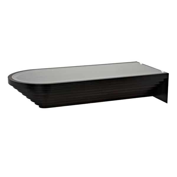 Colosseum Coffee Table, Plywood/Glass/Steel-CFC Furniture-Blue Hand Home