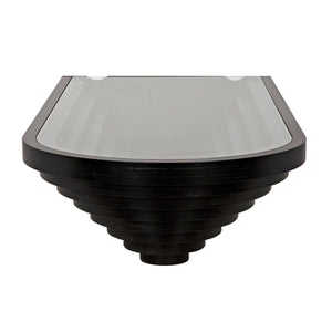 Colosseum Coffee Table, Plywood/Glass/Steel-CFC Furniture-Blue Hand Home