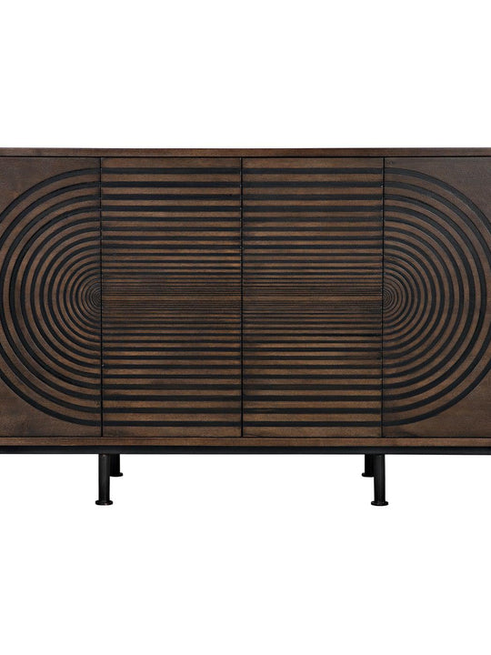 Ascot Credenza, Walnut Veneer