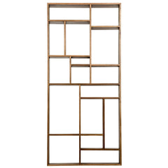 Noir Furniture Malic Shelf, Dark Walnut-Noir Furniture-Blue Hand Home
