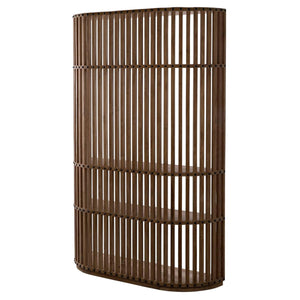 Noir Furniture Opal Bookcase, Teak-Noir Furniture-Blue Hand Home