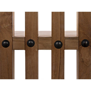 Noir Furniture Opal Bookcase, Teak-Noir Furniture-Blue Hand Home