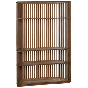 Noir Furniture Opal Bookcase, Teak-Noir Furniture-Blue Hand Home