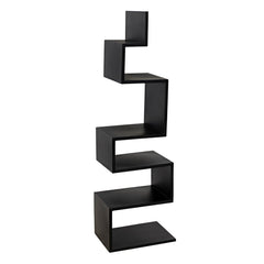 Noir Laszlo Bookcase, Black Steel-Noir Furniture-Blue Hand Home