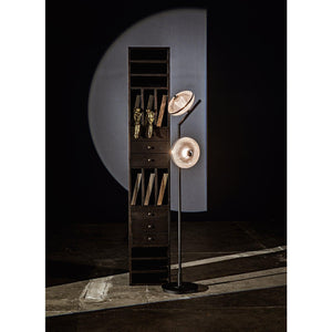 Noir Tubula Bookcase, Ebony Walnut-Noir Furniture-Blue Hand Home