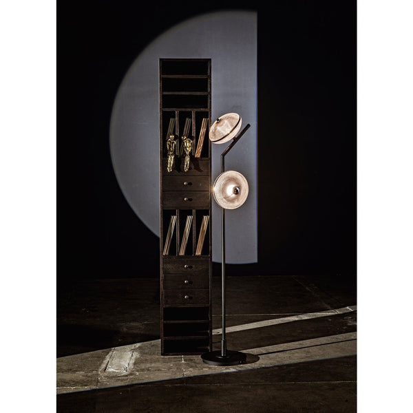Noir Tubula Bookcase, Ebony Walnut-Noir Furniture-Blue Hand Home