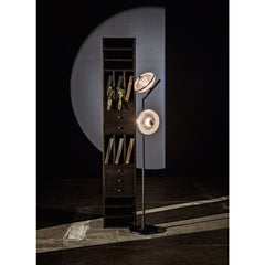 Noir Tubula Bookcase, Ebony Walnut-Noir Furniture-Blue Hand Home