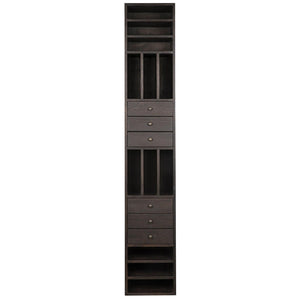 Noir Tubula Bookcase, Ebony Walnut-Noir Furniture-Blue Hand Home
