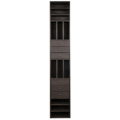 Noir Tubula Bookcase, Ebony Walnut-Noir Furniture-Blue Hand Home