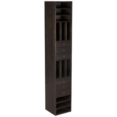 Noir Tubula Bookcase, Ebony Walnut-Noir Furniture-Blue Hand Home