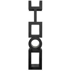 Noir Koko Bookcase, Black Steel-Noir Furniture-Blue Hand Home