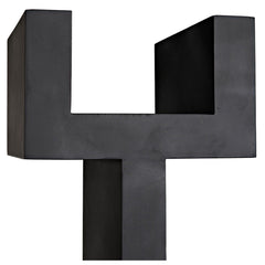 Noir Koko Bookcase, Black Steel-Noir Furniture-Blue Hand Home