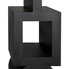 Noir Koko Bookcase, Black Steel-Noir Furniture-Blue Hand Home