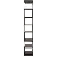 Noir Marquise Bookcase, Black Steel-Noir Furniture-Blue Hand Home