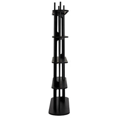 Noir Ochoa Bookcase, Black Steel-Noir Furniture-Blue Hand Home
