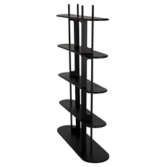 Noir Ochoa Bookcase, Black Steel-Noir Furniture-Blue Hand Home